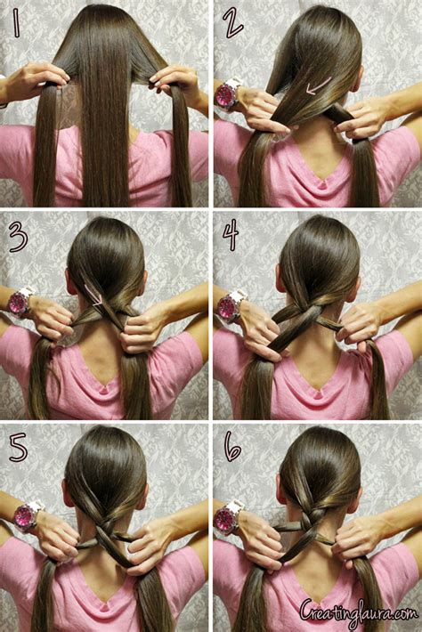 HOW TO BRAID A LONG HAIR .
